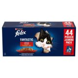 PURINA Felix Fantastic in gelatina scatola - cibo umido per gatti - 44x85g