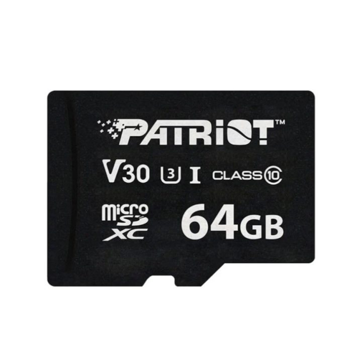 Patriot VX Serie 64GB MicroSDXC V30 Classe 10 UHS-I U3 4K UHD scheda di memoria PSF64GVX31MCX