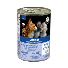 PETREPUBLIC Bocconcini di sgombro in salsa delicata - cibo umido per gatti - 400g
