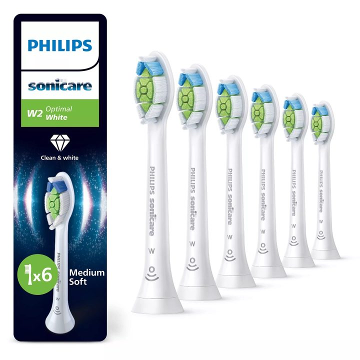 Philips Optimal White HX6066/87 testine spazzola confezione 6
