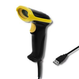Qoltec 50867 lettore laser 1D | 2D | USB | nero