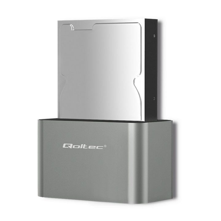 Qoltec 5315 stazione di aggancio HDD/SSD | 2.5 /3.5 SATA | USB 3.0