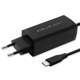 Qoltec 52419 65W GaN caricabatterie super veloce| 5-20V | 3-3.25A | USB-C 3.1