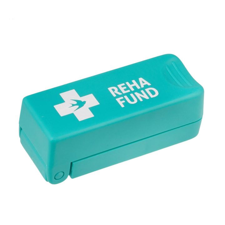 Taglierina per compresse REHAFUND RF-358 turchese