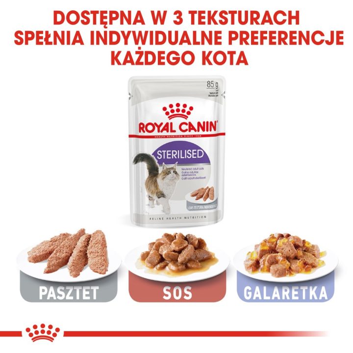 ROYAL CANIN FHN Sterilizzato in salsa - cibo umido per gatti adulti - 12x85g