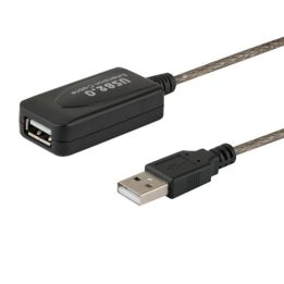 SAVIO CL-130 USB prolunga porta attiva 10m USB 2.0-A maschio USB 2.0-A femmina nero