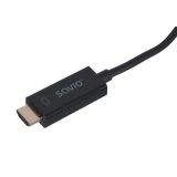 Savio CL-56 adattatore cavo video 1.5 m DisplayPort HDMI tipo A (standard) nero