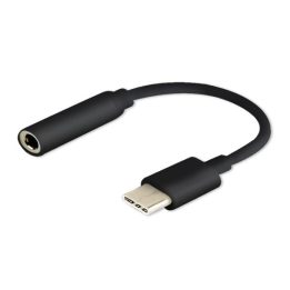 SAVIO USB Type 3.1 C (M) – Jack 3.5mm (F) Adattatore audio nero AK-35/B