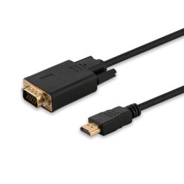 Savio CL-103 adattatore cavo video 1.8 m HDMI Type A (Standard) VGA (D-Sub) nero