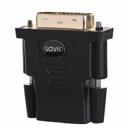 Savio CL-21 adattatore cavi DVI HDMI nero