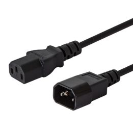 Savio CL-99 cavo di alimentazione nero 1.2 m C14 accoppiatore C13 accoppiatore