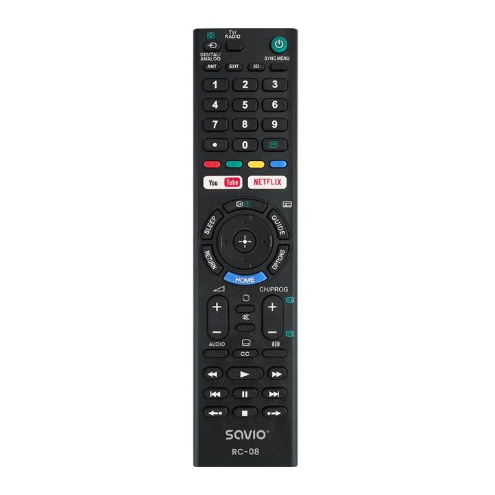 Savio RC-08 telecomando TV pulsanti pressione