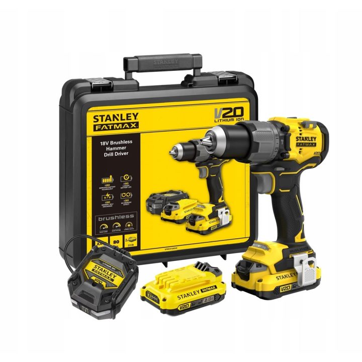 18V Trapano/avvitatore senza fili SFMCD725D2K STANLEY