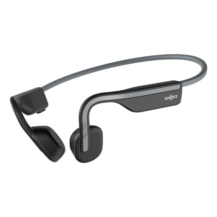SHOKZ OpenMove cuffie wireless con fascia al collo per sport Bluetooth grigie