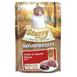 STUZZY Monoprotein Manzo - cibo umido per gatti - 85 g