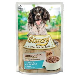 STUZZY Pesce di mare in gelatina - cibo umido per cani - 100g