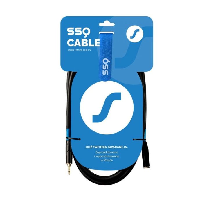SSQ MiG3 - Cavo Jack Stereo 3 5 mm - Presa jack stereo 3.5 3 m