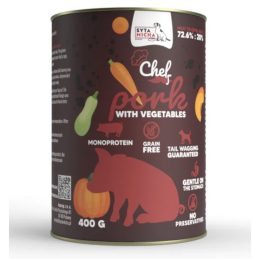 SYTA MICHA Chef Maiale con verdure - cibo umido per cani - 400g