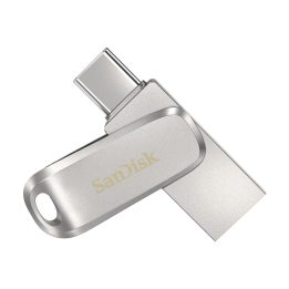 SanDisk Ultra Dual Drive Luxe chiavetta USB 128 GB 3.2 Gen 1 (3.1 Gen 1) acciaio inossidabile