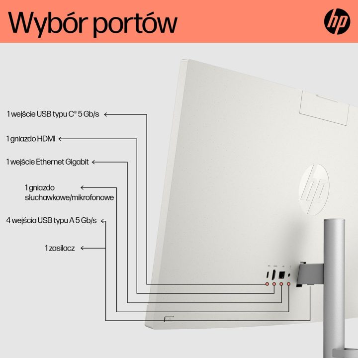 HP 24-cr0312nw AMD Ryzen™ 5 7520U 60.5 cm (23.8 ) 1920 x 1080 px All-in-One PC 16 GB LPDDR5-SDRAM 512 GB SSD Windows 11 Home Wi-