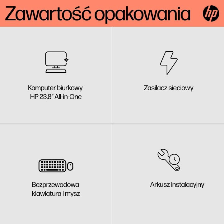 HP 24-cr0312nw AMD Ryzen™ 5 7520U 60.5 cm (23.8 ) 1920 x 1080 px All-in-One PC 16 GB LPDDR5-SDRAM 512 GB SSD Windows 11 Home Wi-