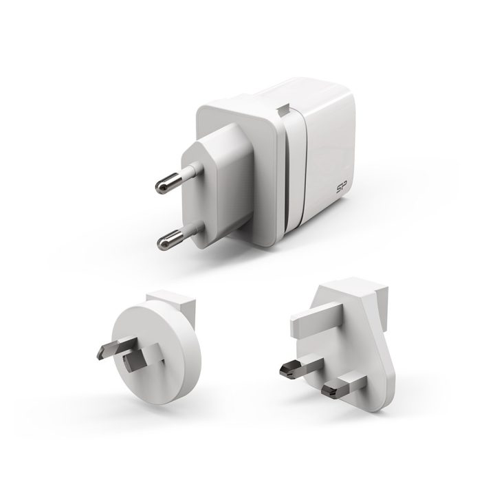 Silicon Power Caricabatterie Boost QM16 universale bianco AC carica veloce uso interno