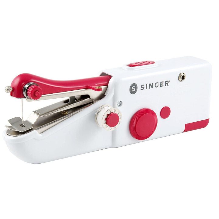 SINGER Stitch Sew Quick Mini macchina per cucire meccanica AA Batteria Bianca