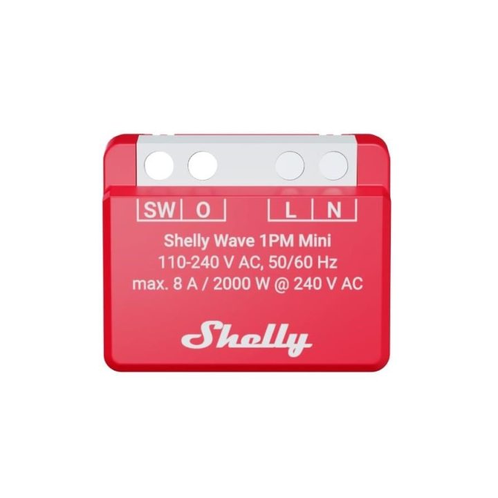 Shelly Relè intelligente Wave 1PM Mini LR Z-Wave