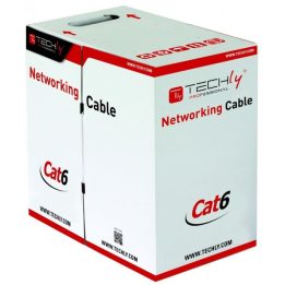 Techly ITP6-305-BL Cavo di rete blu 305 m Cat6 U/UTP (UTP)