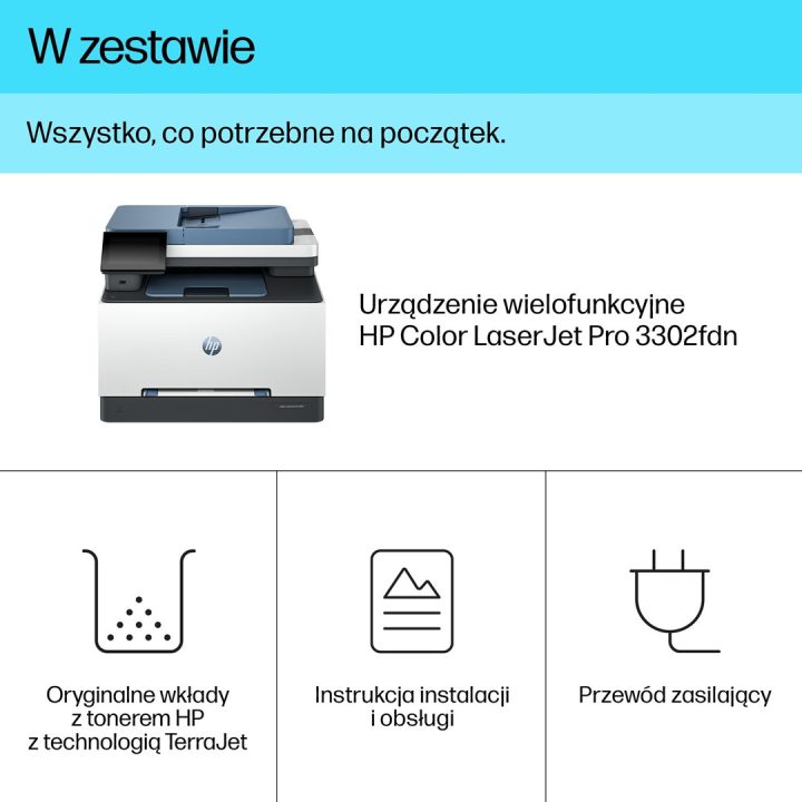 HP Color LaserJet Pro MFP 3302fdn Laser A4 600 x 600 DPI 25 ppm