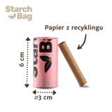 STARCHBAG BIO Sacchetti compostabili per i bisogni lilla – 8x15 pz