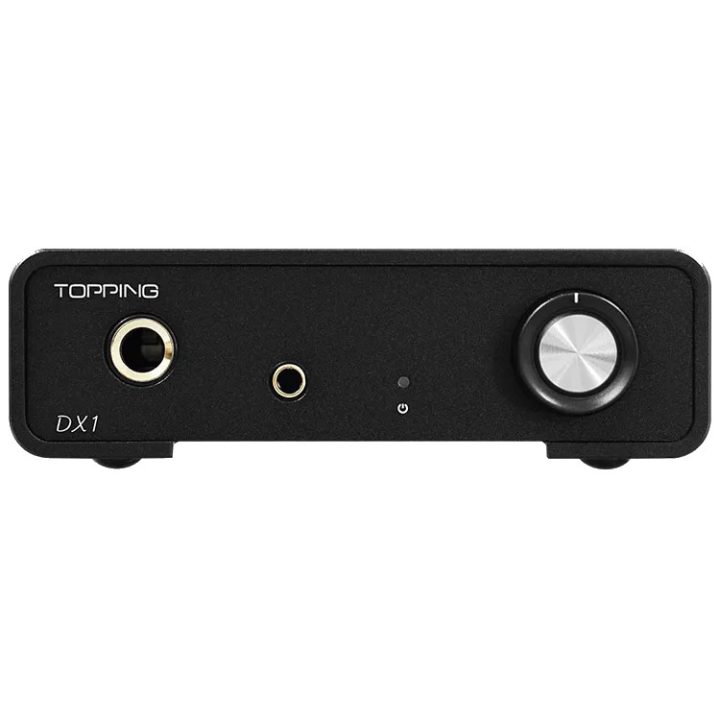 Topping DX1 II BK - USB DAC compatto e amplificatore per cuffie nero