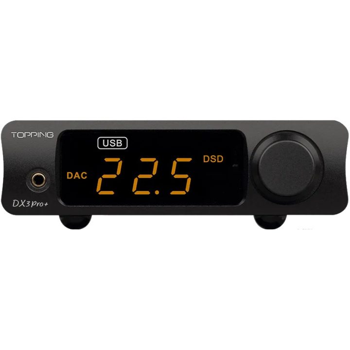 Topping DX3 Pro+ BK - USB DAC e amplificatore per cuffie nero