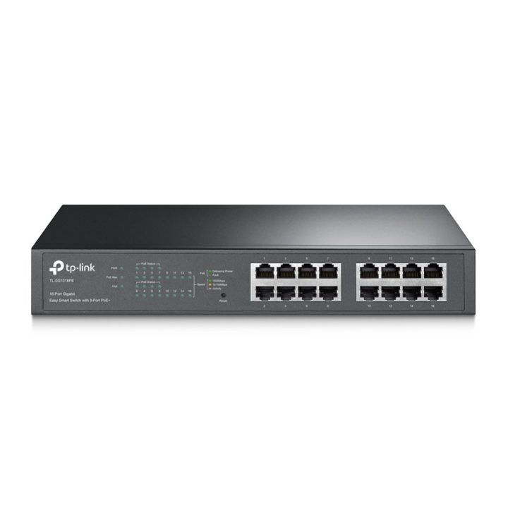 TP-Link TL-SG1016PE Switch di rete gestito L2 Gigabit Ethernet (10/100/1000) Power over Ethernet (PoE) nero