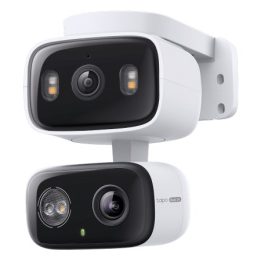 TP-Link Telecamera di sicurezza interna/esterna a doppio obiettivo con pan/tilt