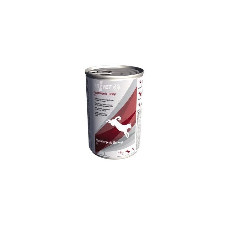 TROVET Ipoallergenico TPD con tacchino - Cibo umido per cani - 400 g