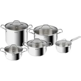 Tefal Intuition B864SA74 Set pentole/cocotte 10 pezzi