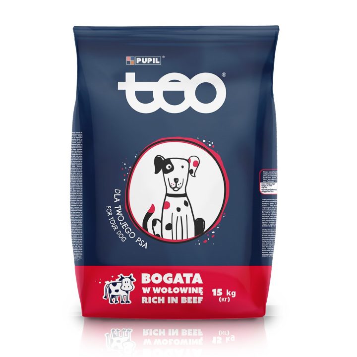 TEO Ricco di manzo - cibo secco per cani - 15kg