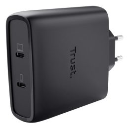 Trust Maxo 100W Caricabatteria 2 porte USB-C GaN