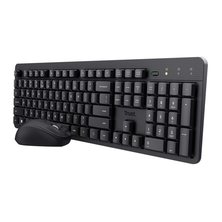 Trust Ody II tastiera mouse incluso universale RF wireless QWERTY US inglese nero