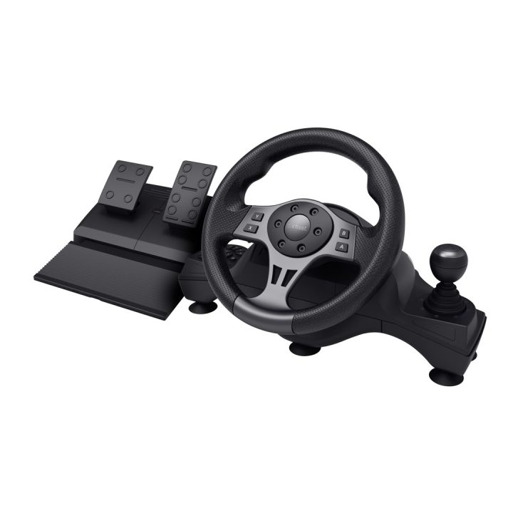 Trust GXT 289 Movi nero volante USB Steering + Pedali Nintendo Switch PlayStation 4 Xbox One S Xbox One X Xbox Series S Xbox Ser