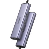 Ugreen 15598 hub di interfaccia USB 3.2 Gen 1 (3.1 Gen 1) Type-C 5000 Mbit/s argento