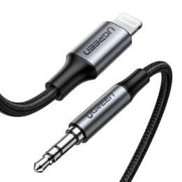 Ugreen 70509 cavo telefono mobile argento 1 m 3.5mm Lightning