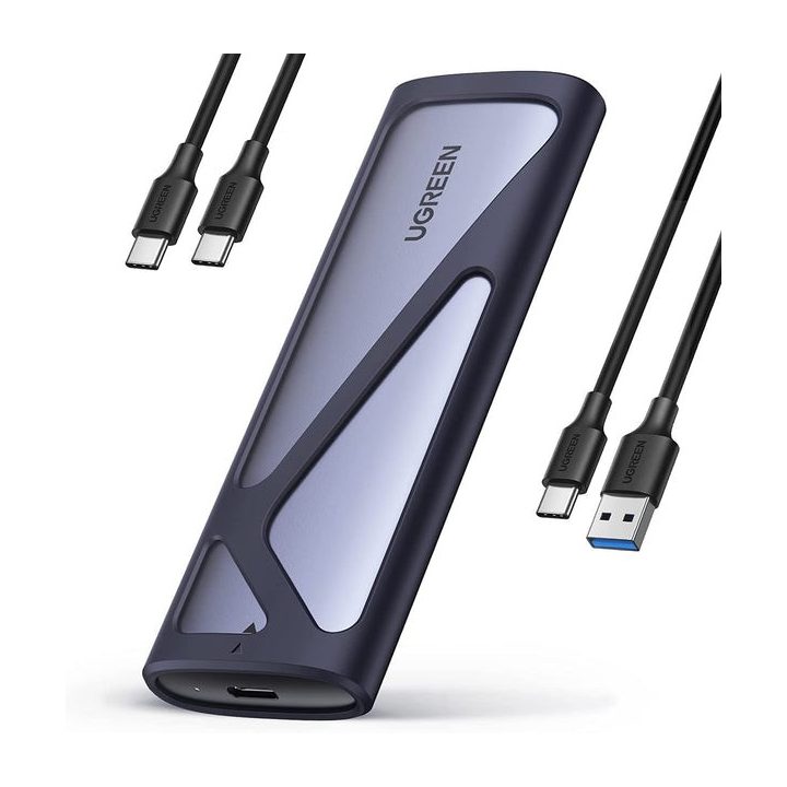Contenitore Ugreen CM400 90264 M.2 SSD con porta USB-C 3.2 grigio