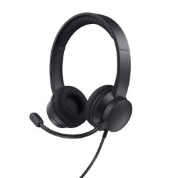 Trust HS-260 Cuffie con filo A collo Office/Call center USB Type-A Nero