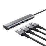 Trust Halyx USB 3.2 Gen 1 (3.1 Gen 1) Type-A 5 Mbit/s nero grigio