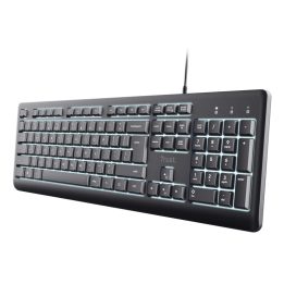 Trust Primo Beleuchtete tastiera Casa/Ufficio USB QWERTY US Inglese Nero