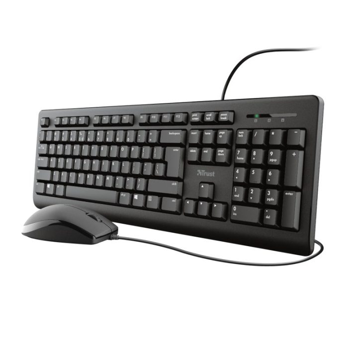 Trust Primo Tastiera USB QWERTY US inglese nero