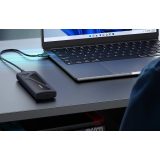 Ugreen 15512 contenitore per unità di archiviazione SSD nero grigio M.2