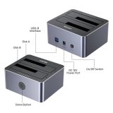 UNITEK STAZIONE DI CLONAZIONE 2X SATA 2 5 /3 5 USB 5GB